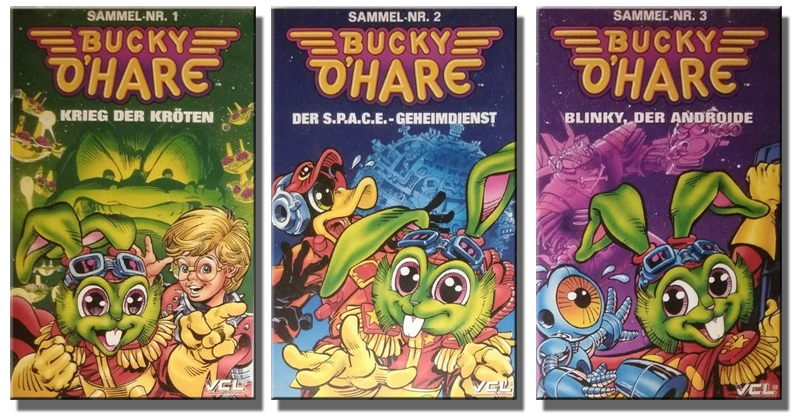 Bucky O'Hare VHS-Veröffentlichungen