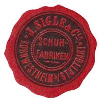 Siegelmarke J. Sigle & Cie im Jüdischen Museum