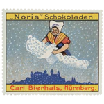 Reklamemarke Frau Holle - Noris Schokoladen Märchen