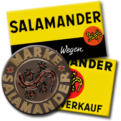 Salamander Blech & Emaille-Schilder