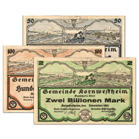 Kornwestheim Notgeld 1923 mit Salamander-Fabrik